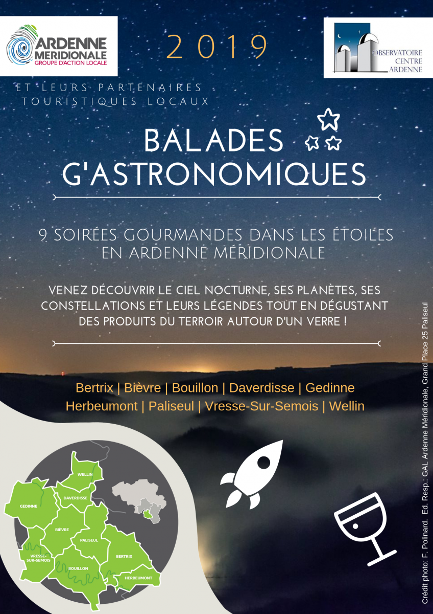 Flyer Balade G'Astronomique Ardenne Meridionale