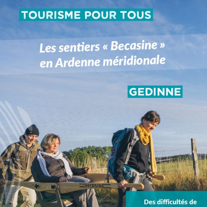 Les sentiers Becasine en Ardenne méridionale - Gedinne - DÃ©couvrez les sentiers adaptÃ©s Ã  lâutilisation de la Becasine sur la commune de Gedinne ! - Publications Parc Naturel Ardenne Meridionale