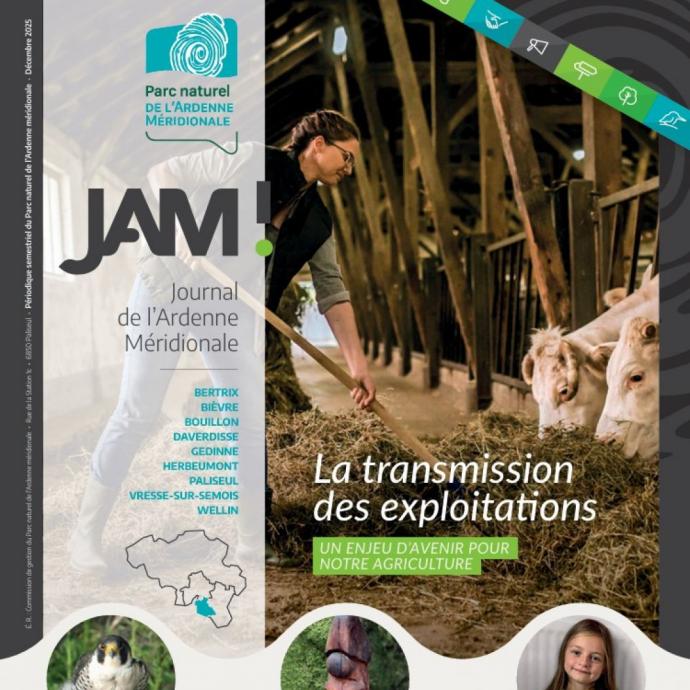 JAM ! n°15 - 15e num&eacute;ro du Journal de l'Ardenne m&eacute;ridionale : d&eacute;couvrez nos projets, nos partenaires et nos actualit&eacute;s ! - Publications Parc Naturel Ardenne Meridionale