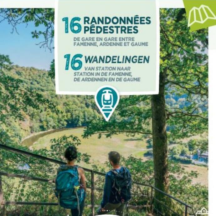 Brochures Train & Sac à dos - 16 parcours de gare en gare en Famenne, Ardenne et Gaume. La brochure gÃ©nÃ©rale et les brochures dÃ©taillÃ©es de chaque randonnÃ©e sont disponibles gratuitement au Parc. - Publications Parc Naturel Ardenne Meridionale