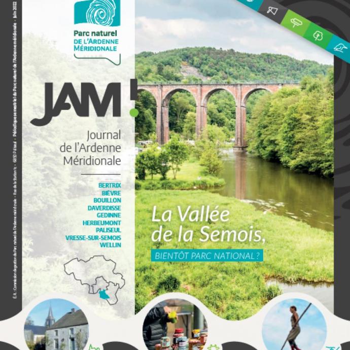 JAM ! n° 8 - 8Ãšme numÃ©ro du Journal de l'Ardenne mÃ©ridionale. DÃ©couvrez nos projets, nos partenaires et nos actualitÃ©s ! - Publications Parc Naturel Ardenne Meridionale