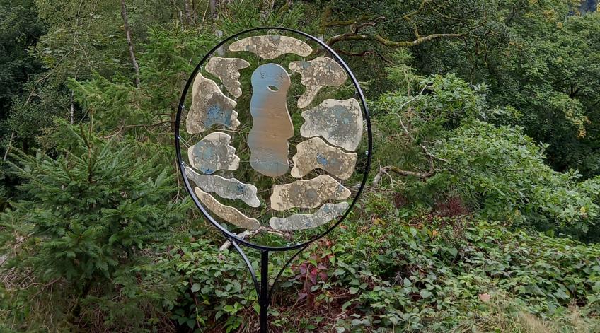 Une oeuvre artistique au coeur de la nature