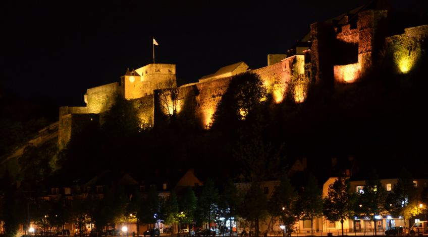 Visite aux flambeaux du château fort de Bouillon