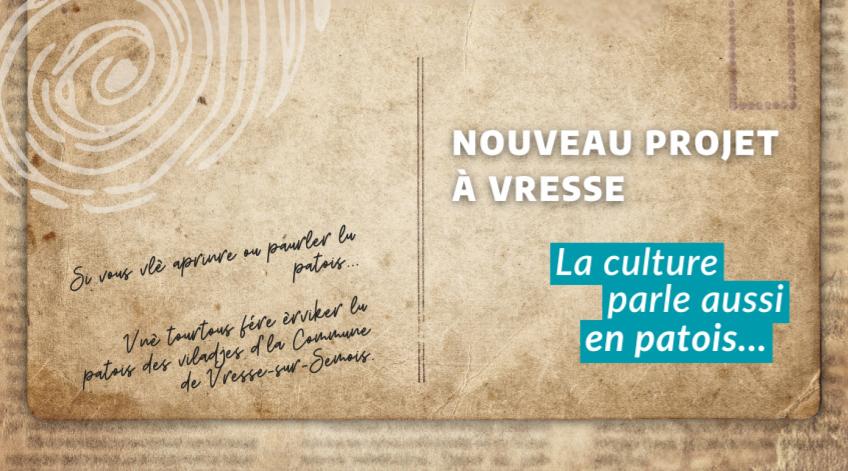 La culture se parle aussi… en patois