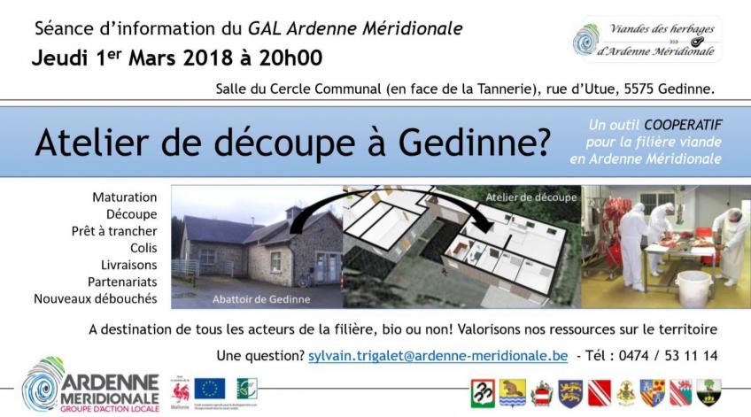 Gedinne : Séance d’information