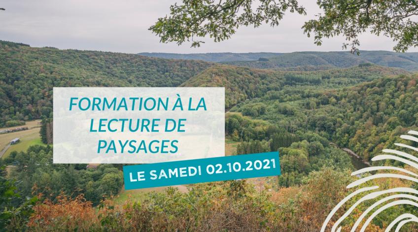 Formation à la lecture de paysages