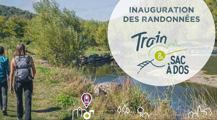 Inauguration des randonnées Train & Sac à dos