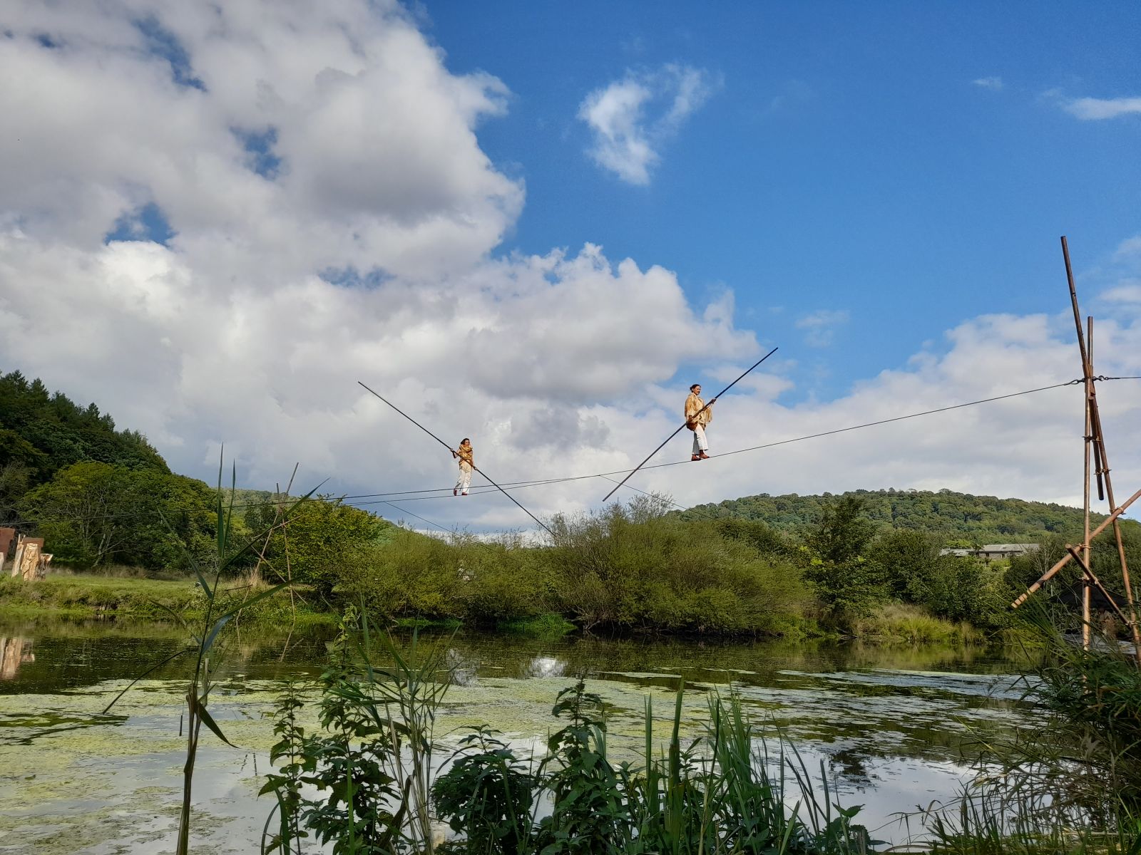 Mortehan : en équilibre sur l'eau